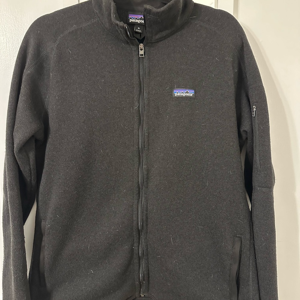 Patagonia Better Sweater Fleece Jacket Black Women’s Size XL